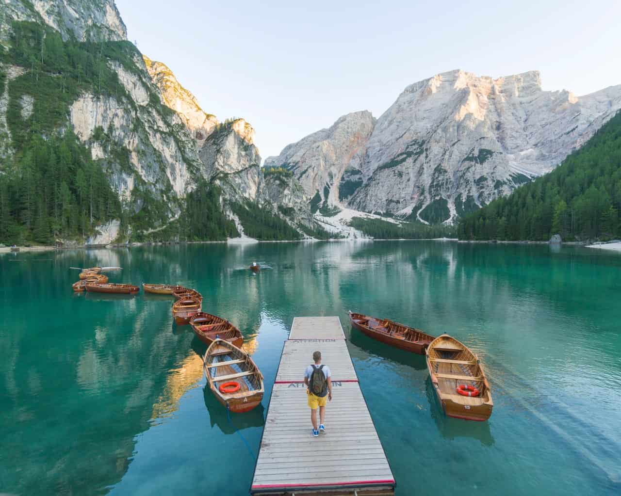 Rowboats dock