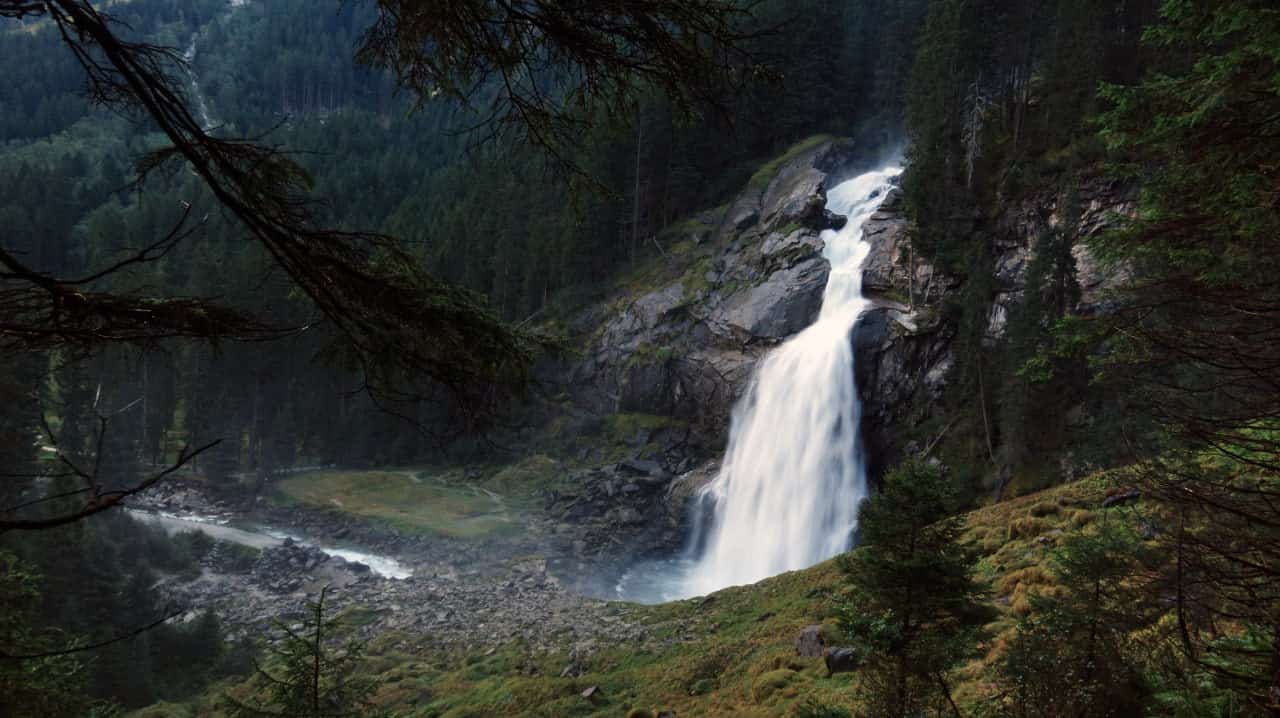 Conifer waterfall