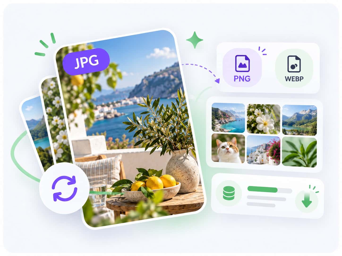 JPG images prepared for conversion to PNG or WebP